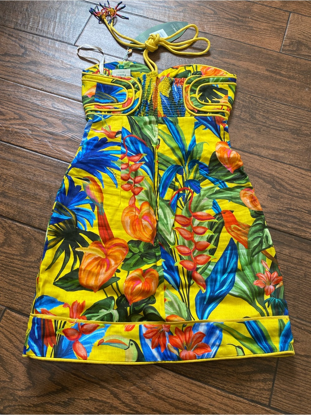 Farm Rio Bright Nature Mini Dress - Picture 11 of 15
